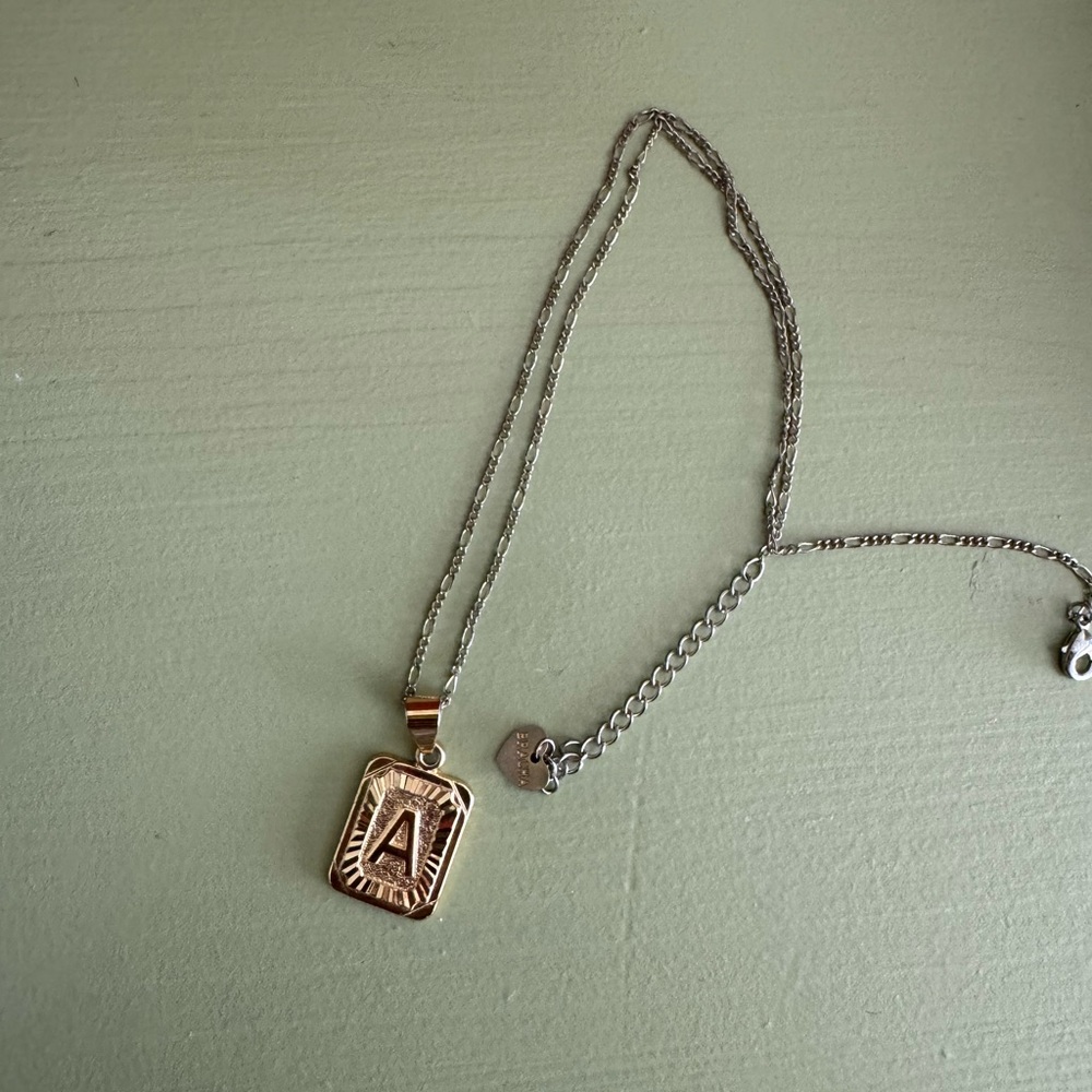 Bracha initial necklace A